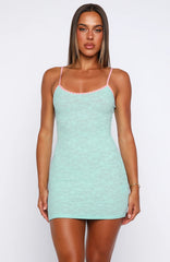 Keep Chill Mini Dress Malibu Blue