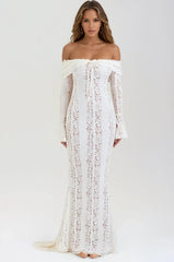 Celeste Off-Shoulder Lace Dress