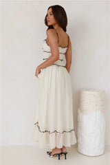 Caprice Frill Midi Cami Dress