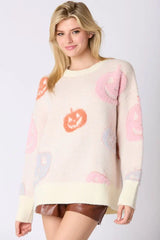 Autumn Charm Pumpkin Sweater