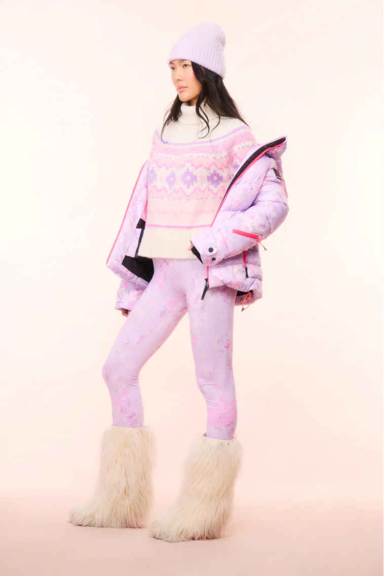 BOGNER FIRE+ICE x LoveShackFancy Love Leggings - HIBISCUS