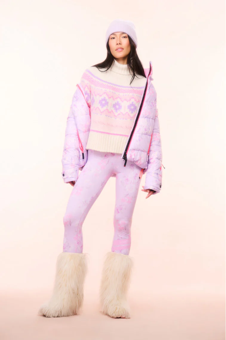 BOGNER FIRE+ICE x LoveShackFancy Love Leggings - HIBISCUS