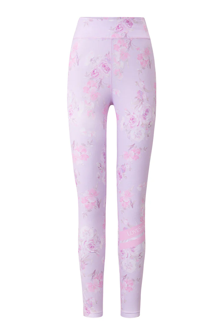 BOGNER FIRE+ICE x LoveShackFancy Love Leggings - HIBISCUS
