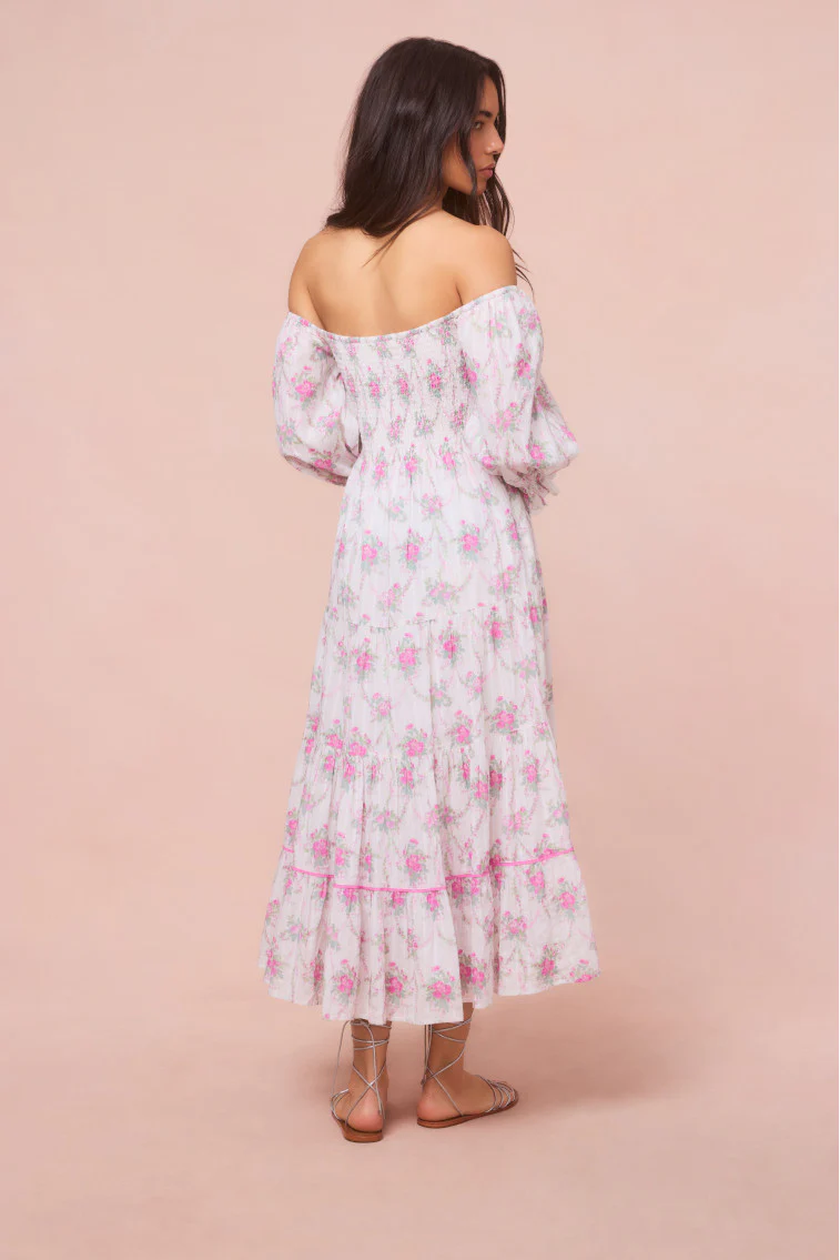 Rigby Cotton Floral Midi Dress