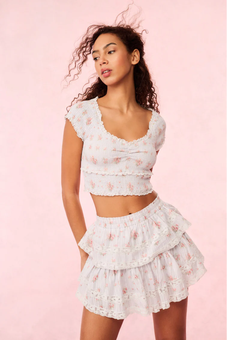 Cambron Cotton Floral Top