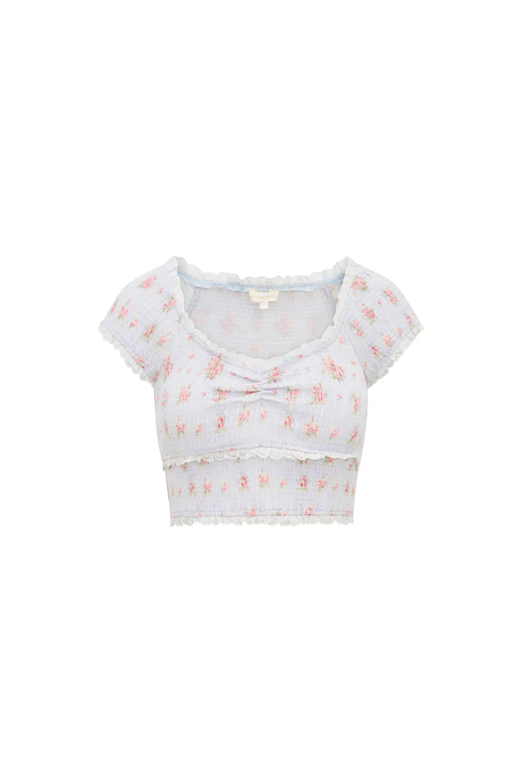 Cambron Cotton Floral Top