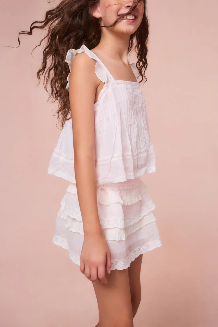 Girls Vella Cotton Sleeveless Top