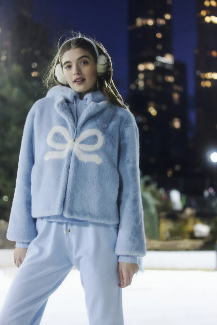 LoveShackFancy x MAX&MOI Robin Wool-Cashmere Jogger - CIEL