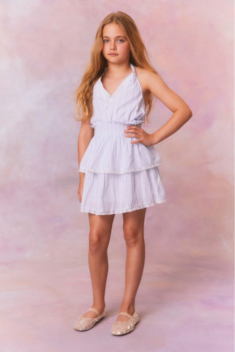 Girls Romille Stripe Dress