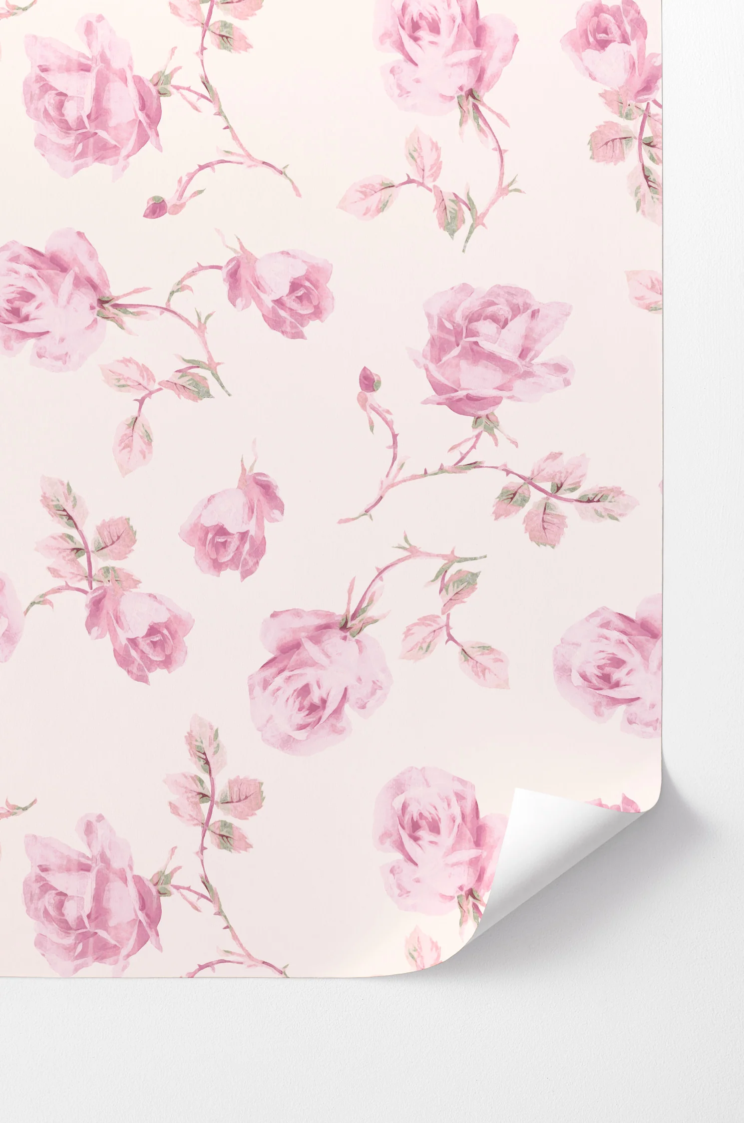 Chateau Rose Peel and Stick Wallpaper